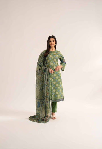 Nishat Linen 2 Piece - Digital Printed Embroidered Suit - 42501766 Online Shopping